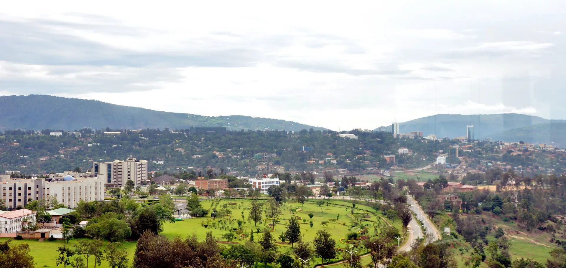 The Kigali skyline