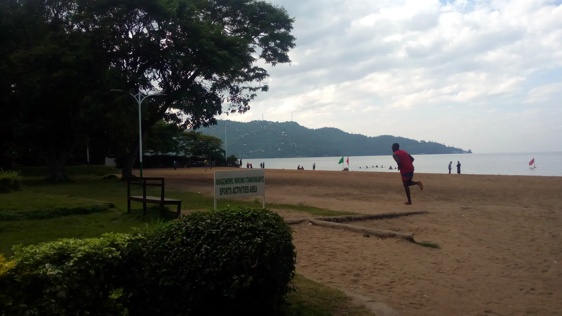 Lake Kivu shoreline at Rubavu